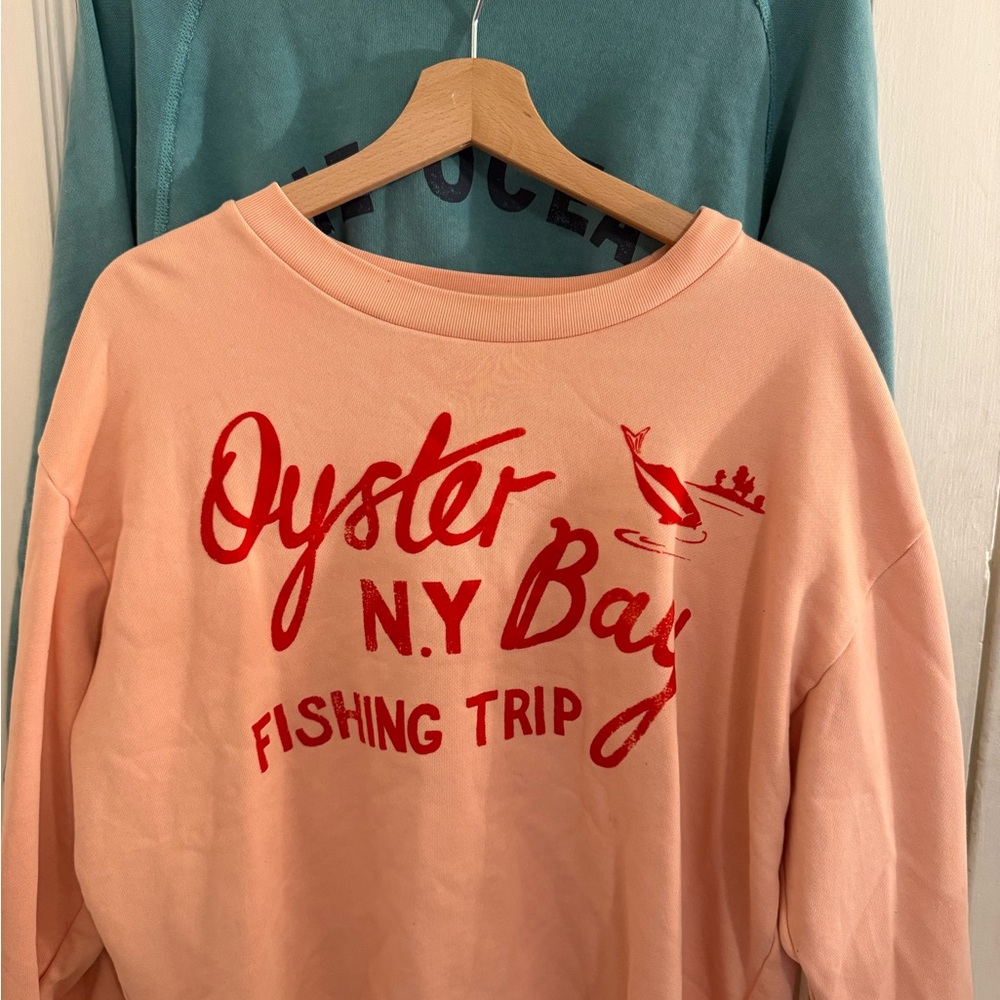 2 J. Crew Vintage Print Sweatshirts, set of 2, XL